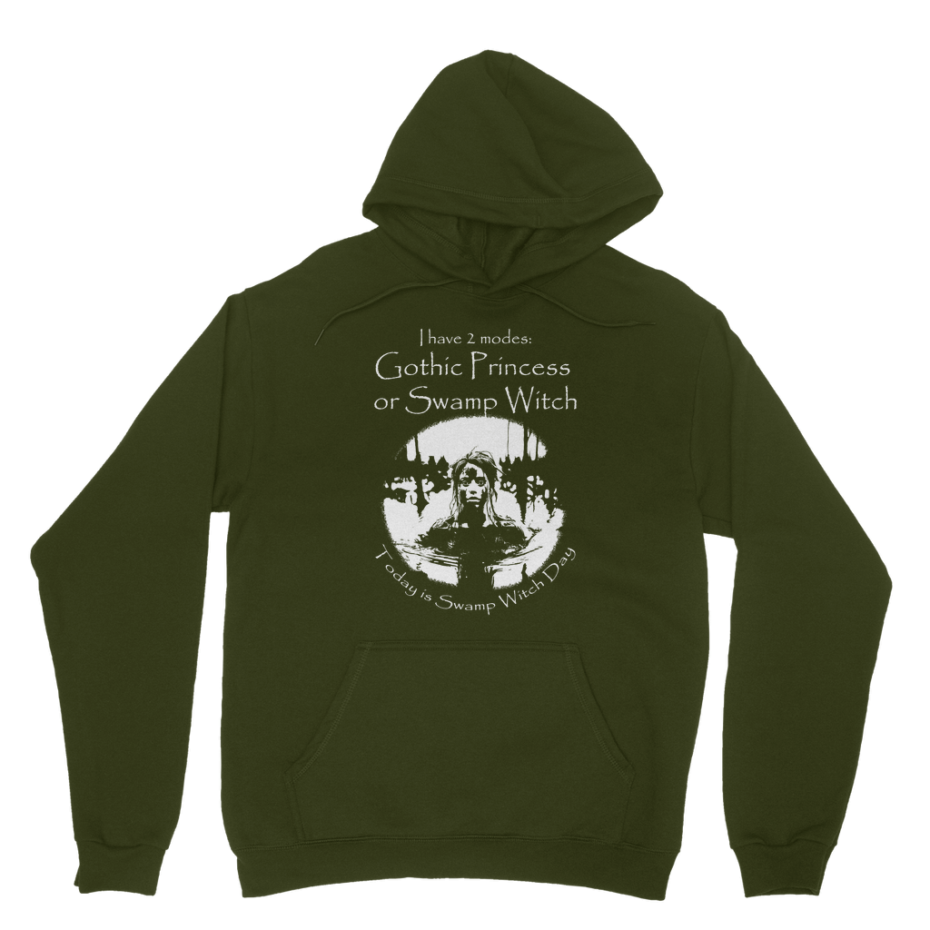 Swamp Witch Classic Hoodie Dark Green
