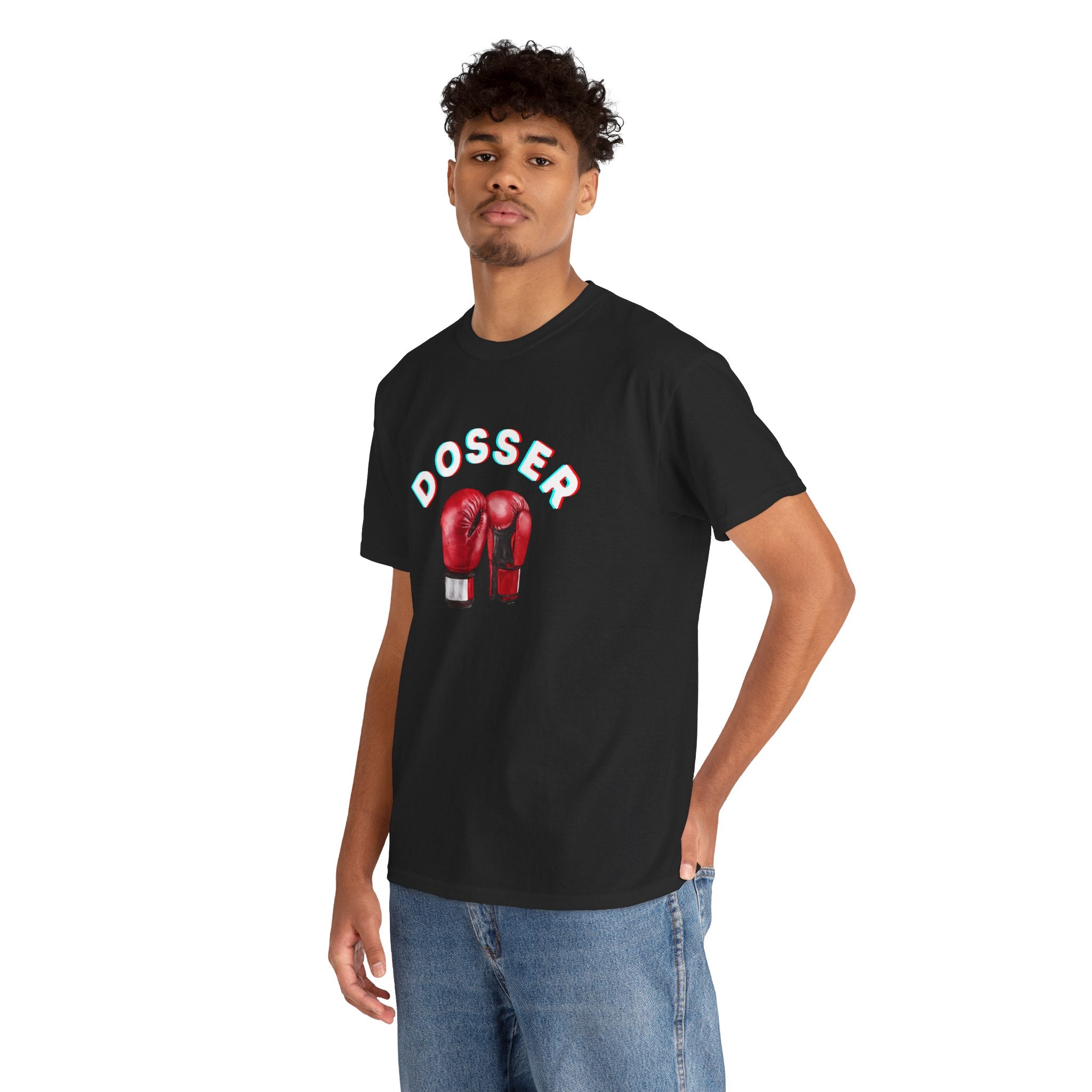 Dosser Boxing Printed T-Shirt 100% Cotton Novelty Quote Motivation Boxing Gloves Sports Tee Gift