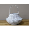 White Candle Holder