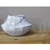 White Candle Holder