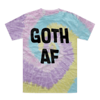 Goth AF Tie-Dye T-Shirt Jelly Bean Unisex