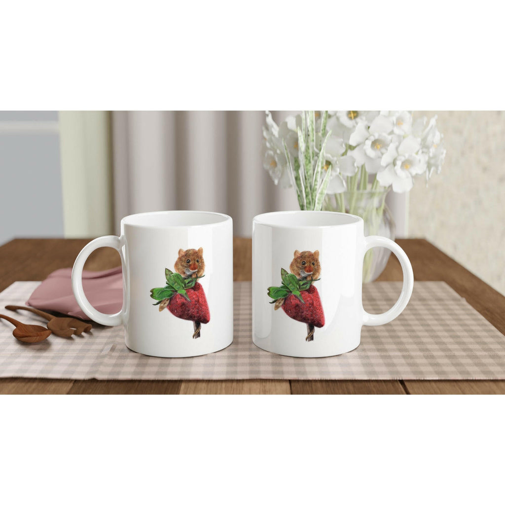 Harvest Mouse Mug – 11oz Ceramic Wildlife Coffee Cup