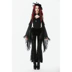 Dark in Love Erzebeth Velvet Lace Flare Trousers