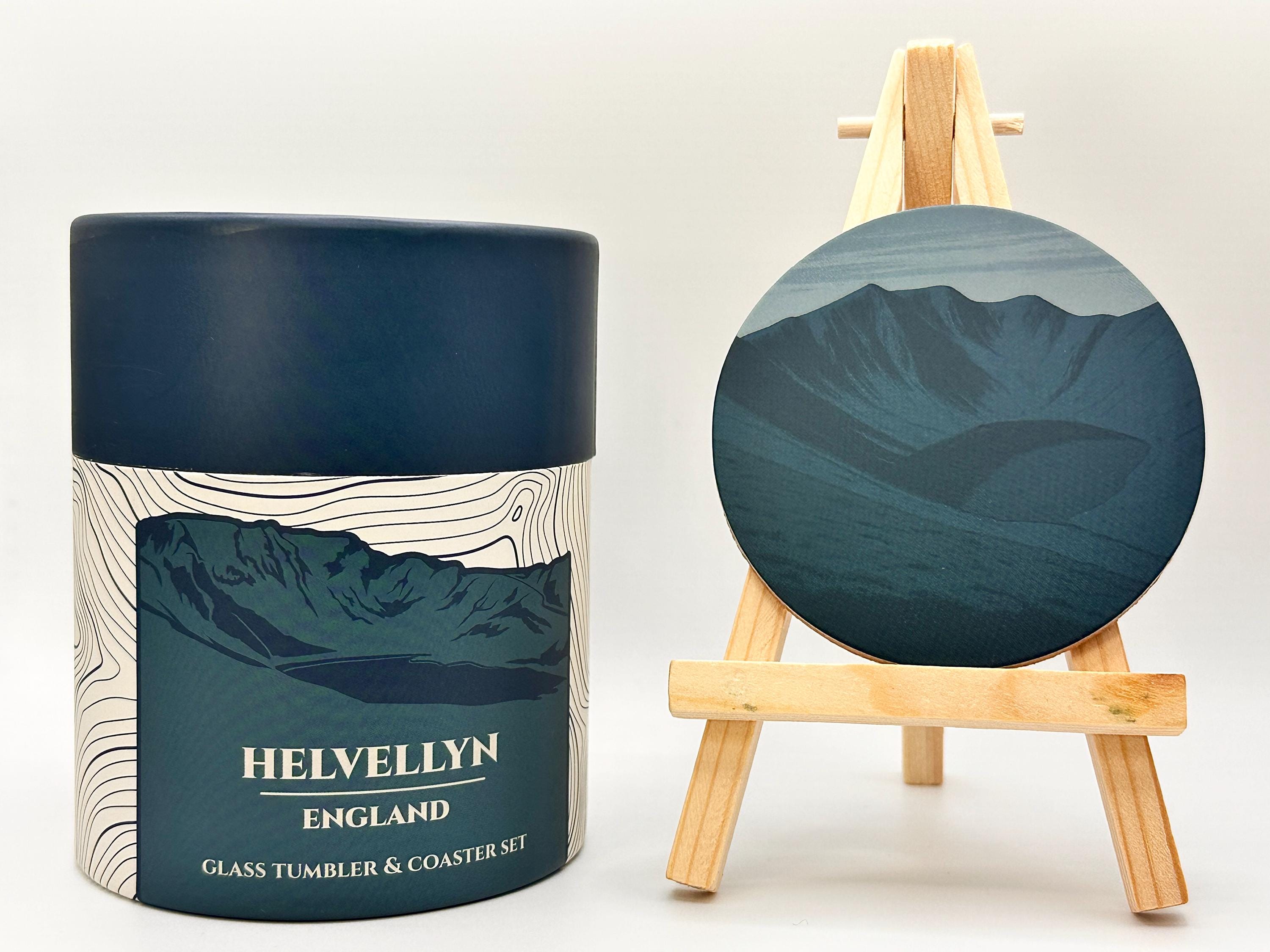 Helvellyn Glass Tumbler & Coaster Set