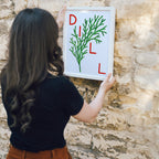 Dill Herb print from an original painting, choice of sizes, available framed and unframed