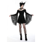 Dark In Love Alora Lace Off Shoulder Dress﻿