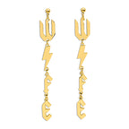 Alternative WIFE Gold Earrings