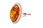 Amber Quintessence Statement Ring