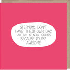 Stepmum You're Awesome Mother's Day Card