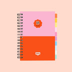 Daily 2026 Spiral Journal Standard Orange Duo