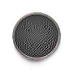 Diamond Weave Blazer Button Set In Antique Silver