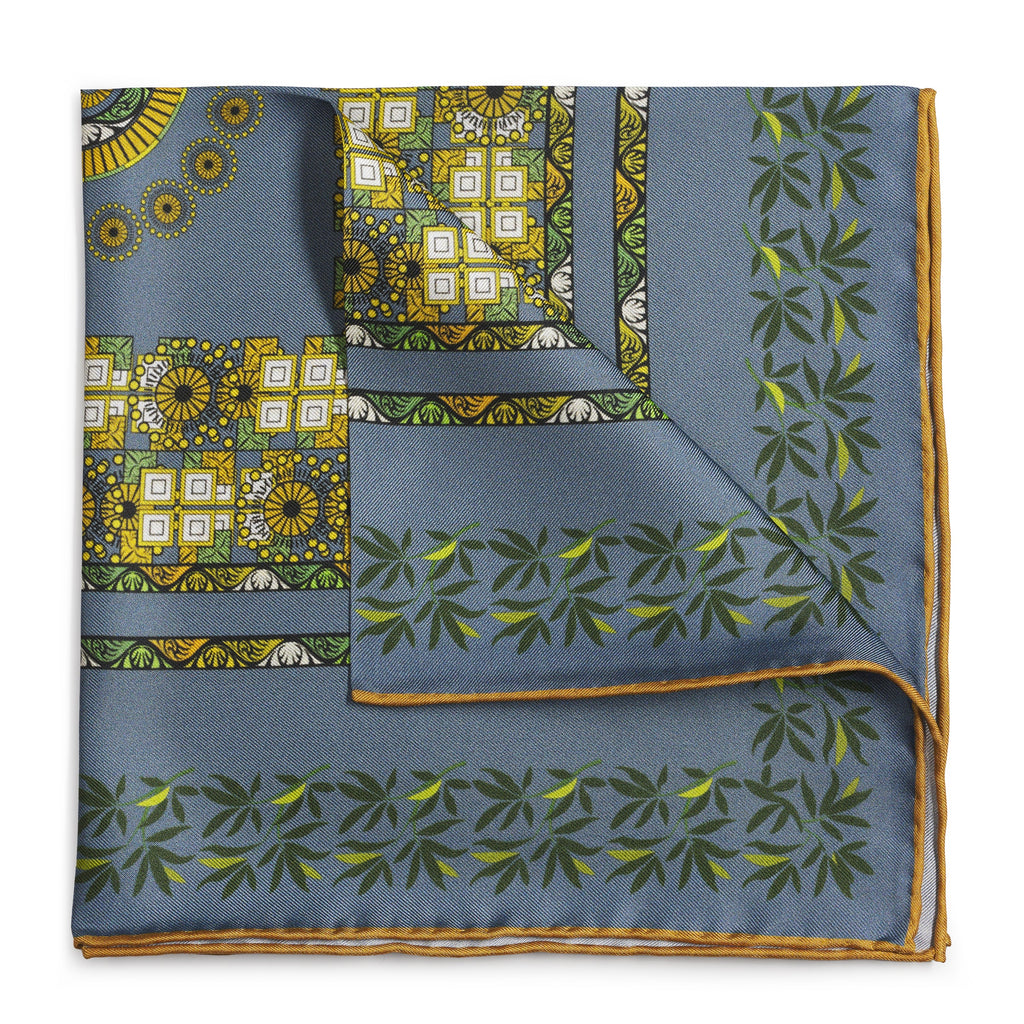 Criterion Bar Sunburst Pocket Square
