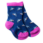 Children's Shark Bamboo Socks 7-9 YEARS