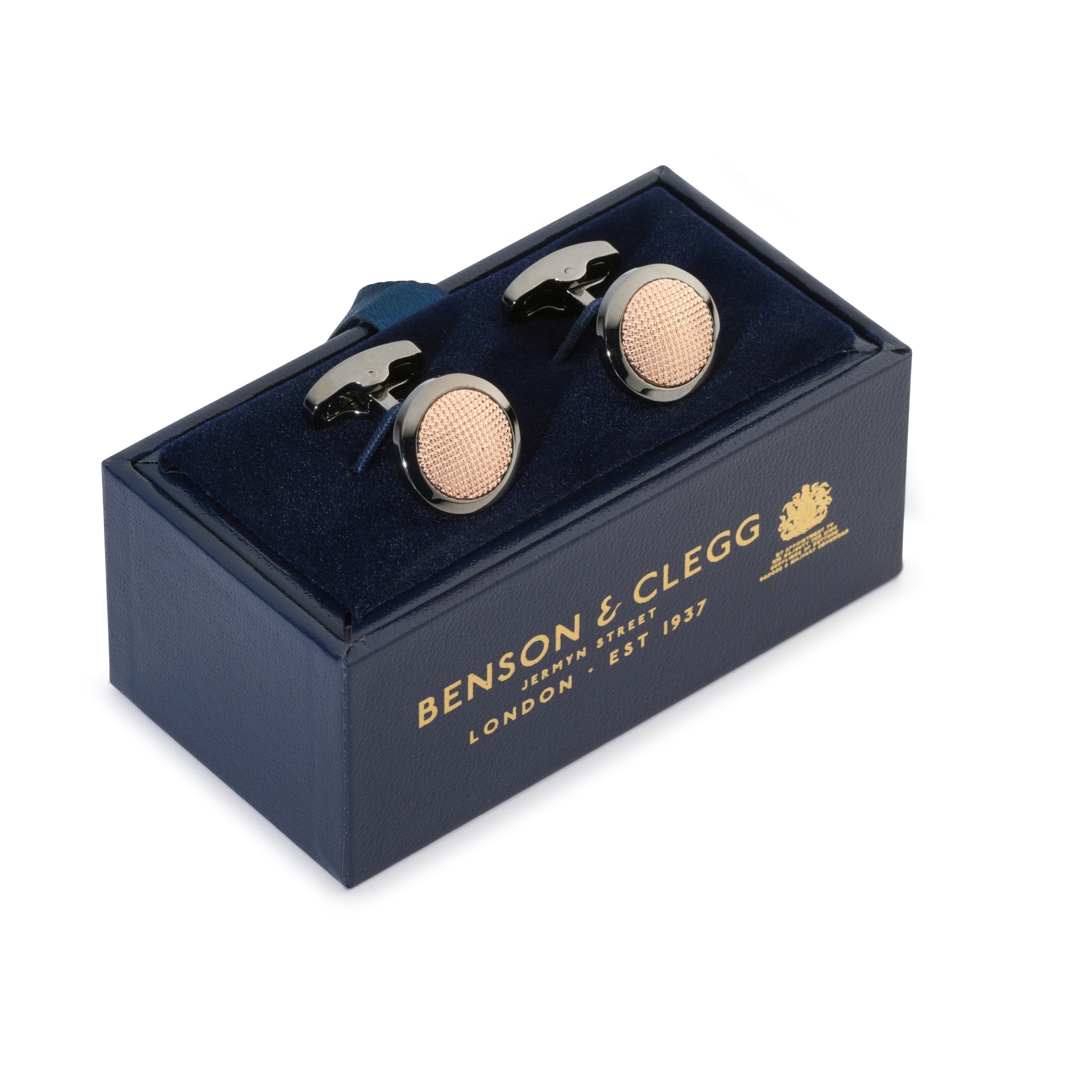 Clous Cufflinks In Rose Gold
