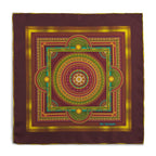 Criterion Foyer Claret Pocket Square