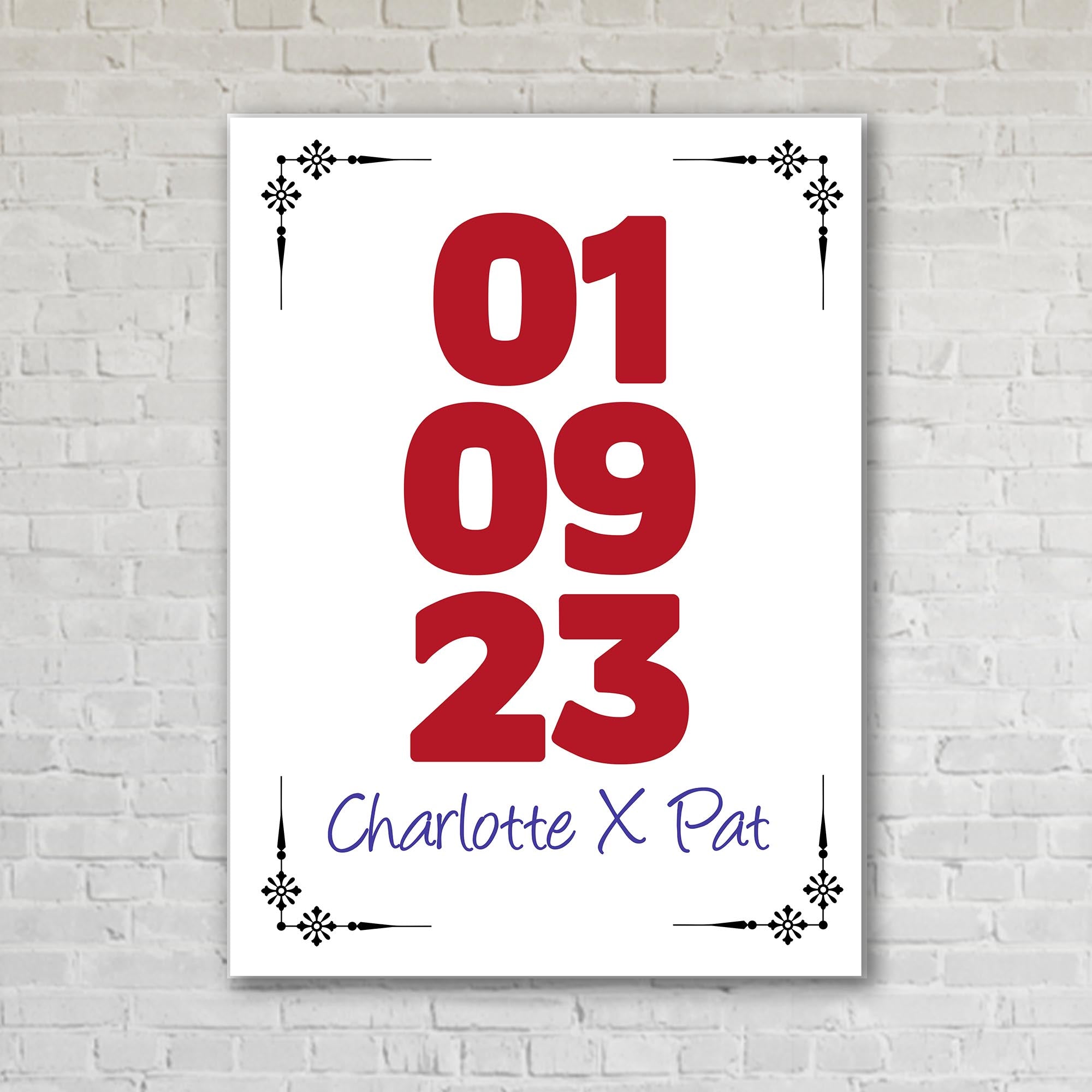 The Big Date Custom Artwork