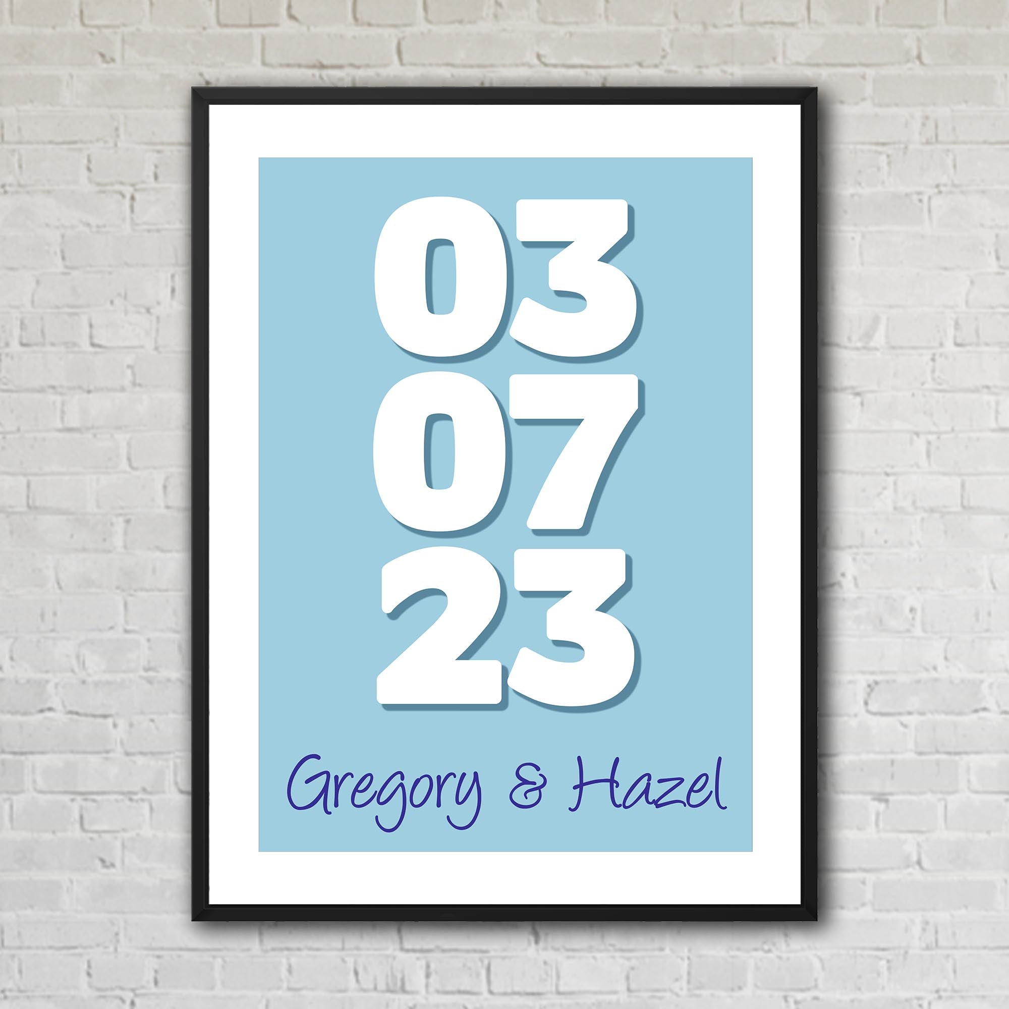 The Big Date Custom Artwork