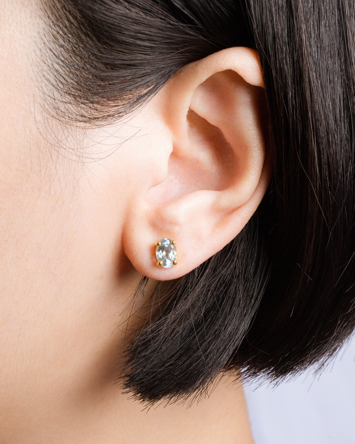 Mini Set 1 - Blue Topaz Jewellery Set in 18k Gold Vermeil