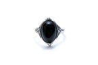 Boho Cherry Red Amber Ring