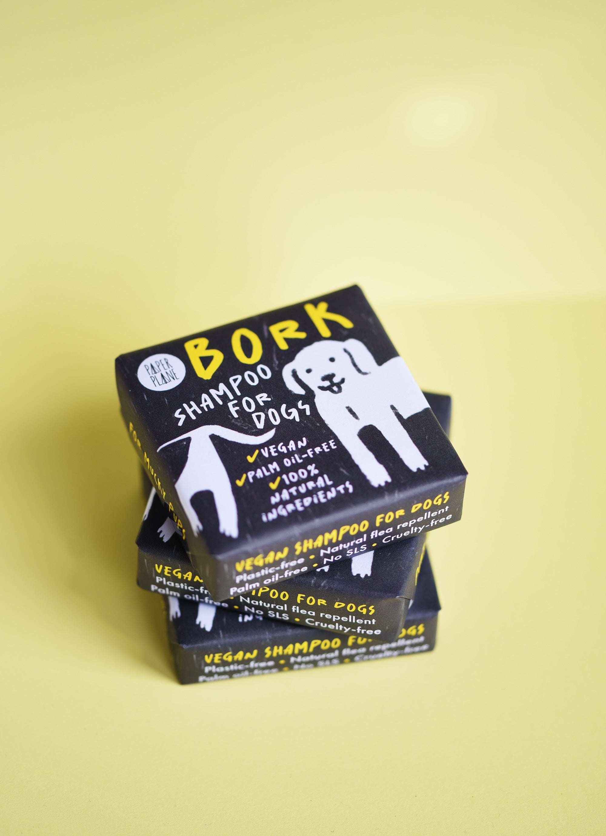 Bork Solid Dog Shampoo Bar - 100% Natural, Vegan & Palm oil-free