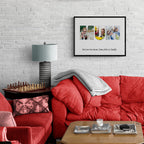 MOM/MUM/DAD Photos Word Cutout Custom Artwork