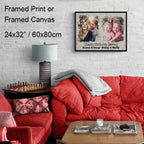 Pair of Photos with Message Custom Artwork