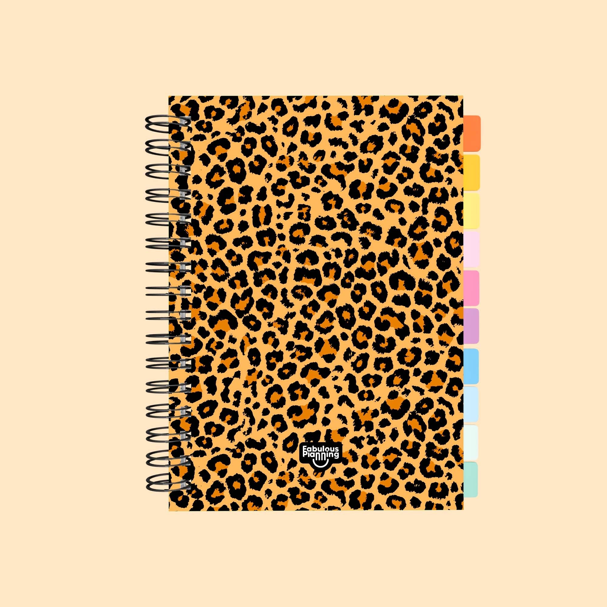 Reading Spiral Journal Standard Leopard
