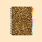 The Daily Question Spiral Journal Standard Leopard