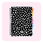 Health & Wellness Spiral Journal Standard Reverse Dalmatian