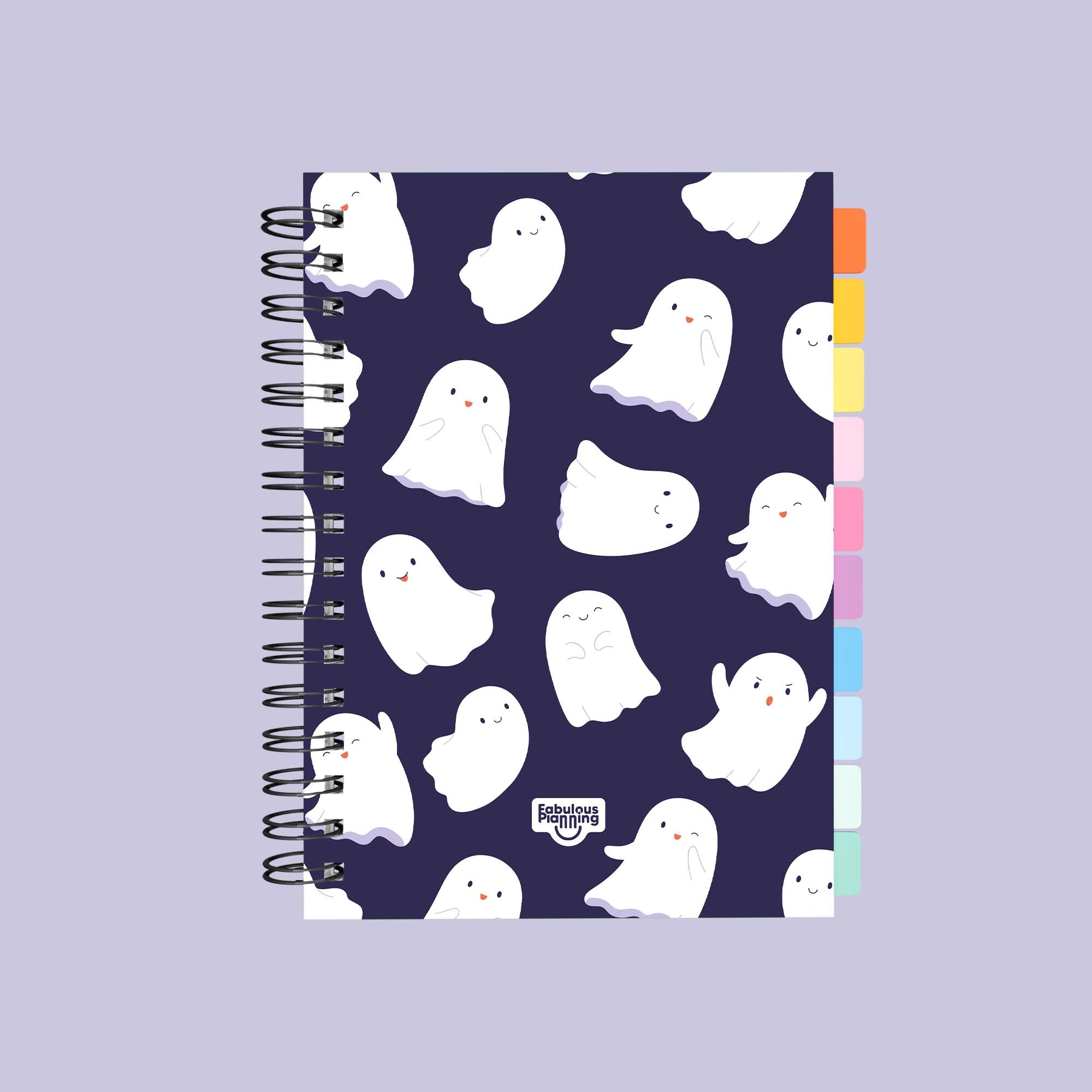 Daily 2026 Spiral Journal Standard Ghosts