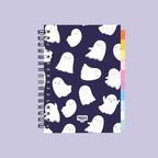 Weekly Undated Spiral Journal Standard Ghosts