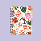 Academic Undated Spiral Journal Standard Christmas Mugs