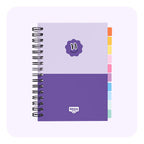 Academic Undated Spiral Journal Standard Purple Duo