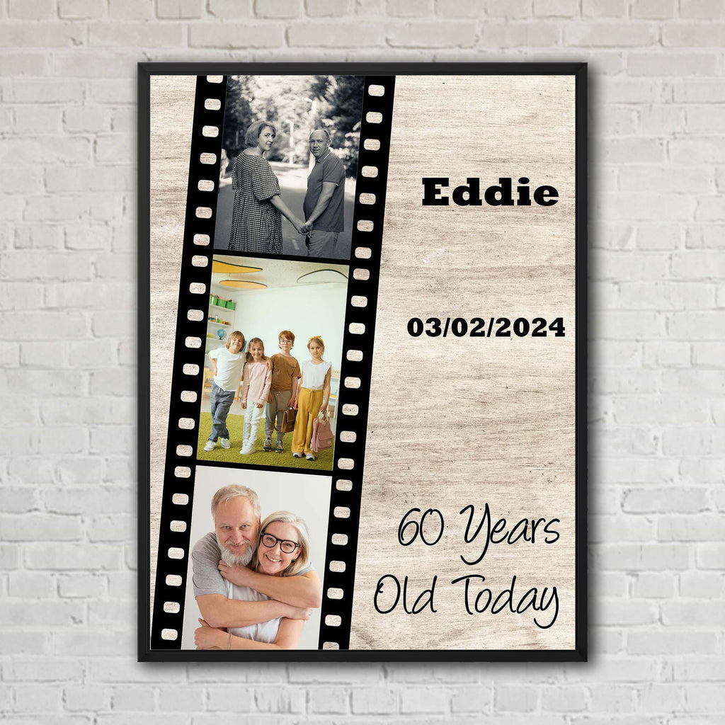 Film Strip Photos Custom Artwork Portrait Orientation