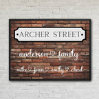 Street or Town Sign Custom Artwork
