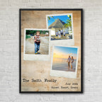Polaroid Photos Custom Artwork Portrait Orientation