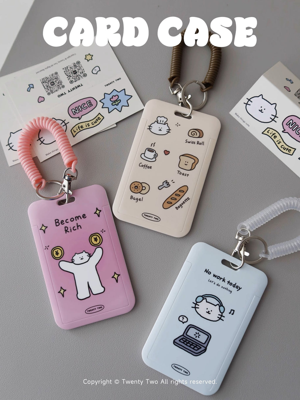 Twenty Two | Kitty ID Card Protector Pocket