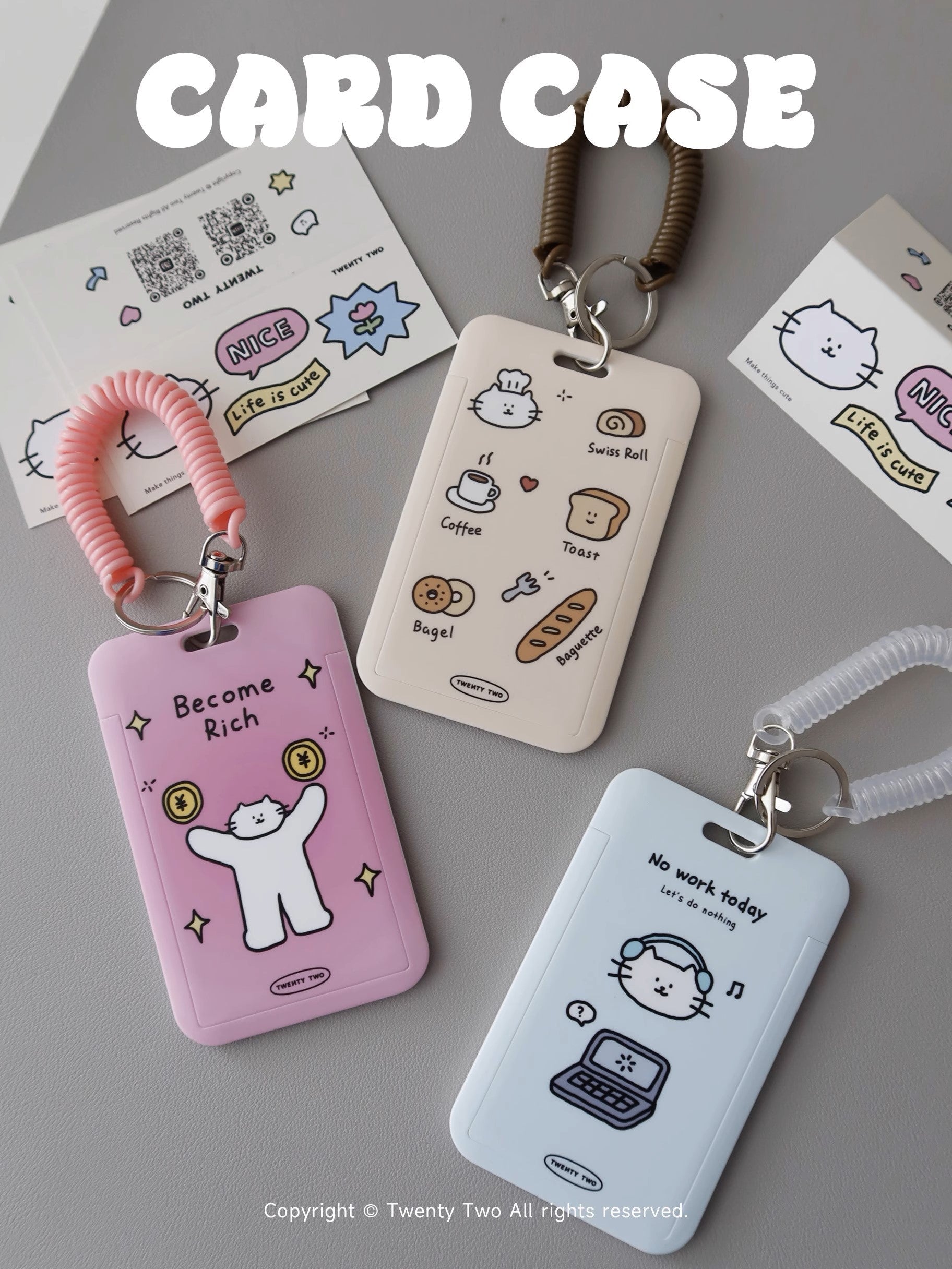 Twenty Two | Kitty ID Card Protector Pocket