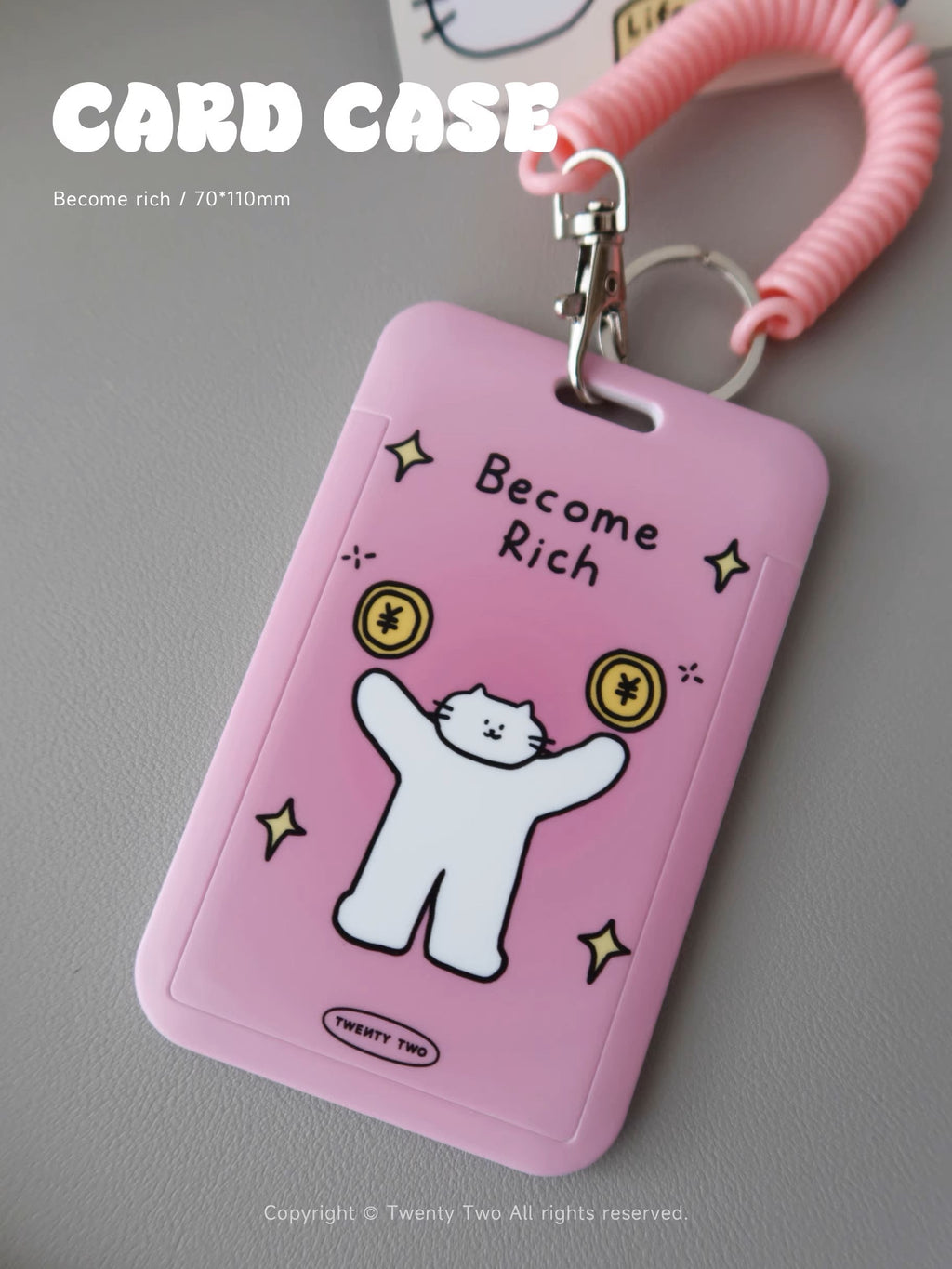 Twenty Two | Kitty ID Card Protector Pocket