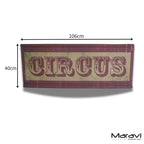 Circus Sign Canvas Wall Art