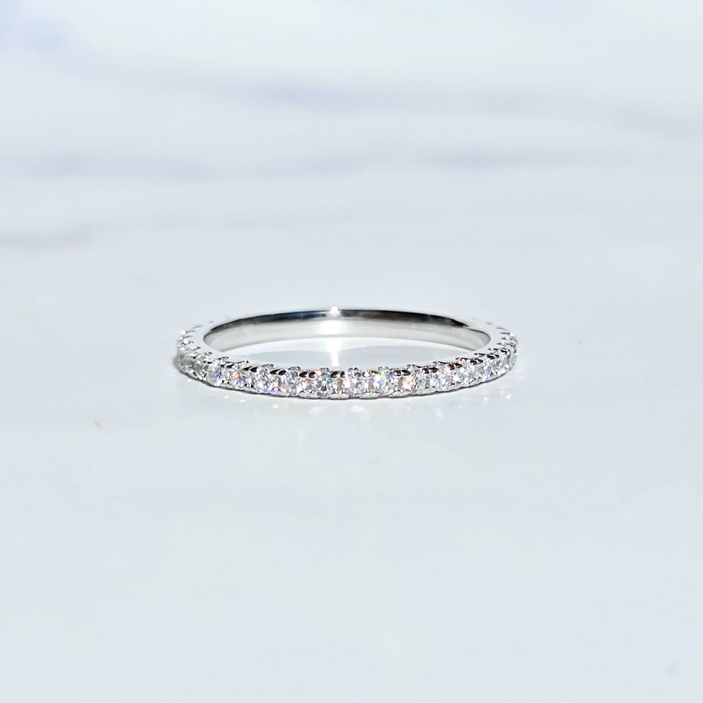 Classic Full Eternity Ring (1.8 mm) in Sterling Silver