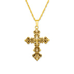 Lament Cross Necklace Gold