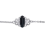 Repent Medieval Black Gemstone Choker Necklace
