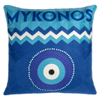 Mykonos Needlepoint Cushion