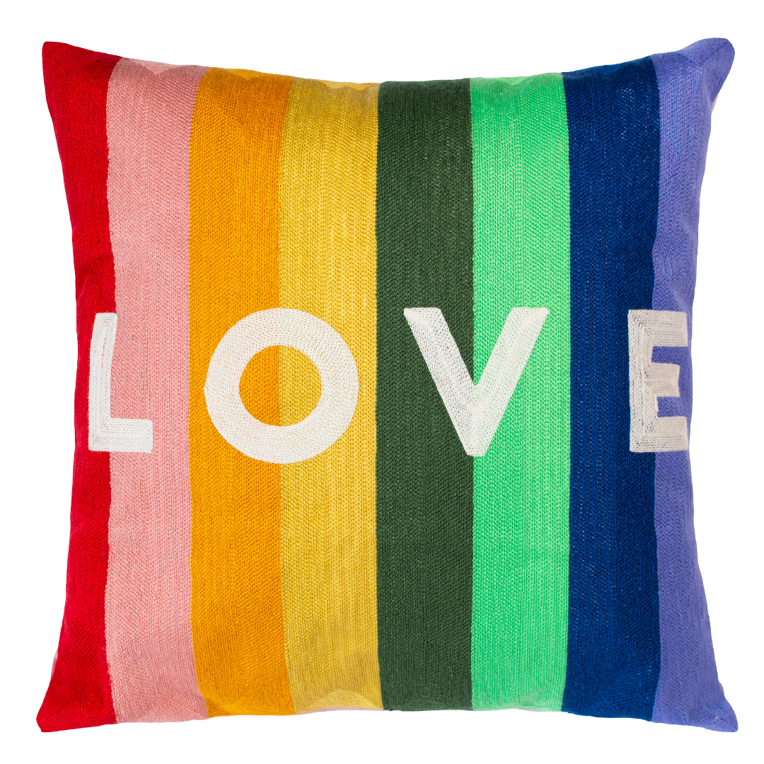 LOVE Needlepoint Cushion