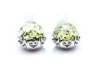 Demi Green Amber Drop Earrings