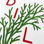 Dill Herb print from an original painting, choice of sizes, available framed and unframed