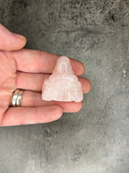 Rose quartz - Mini buddha