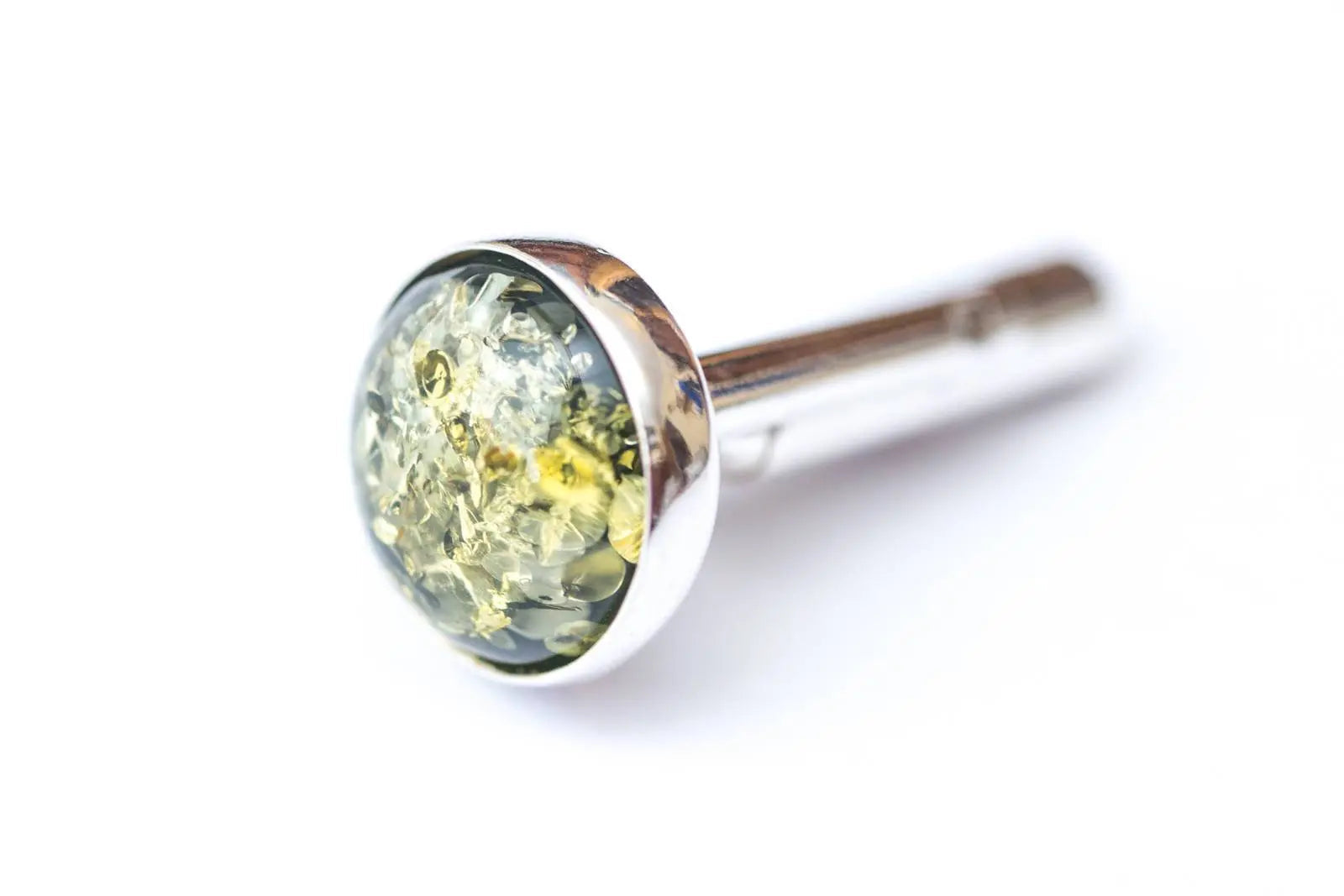 ESSENTIALS Green Amber Cufflinks