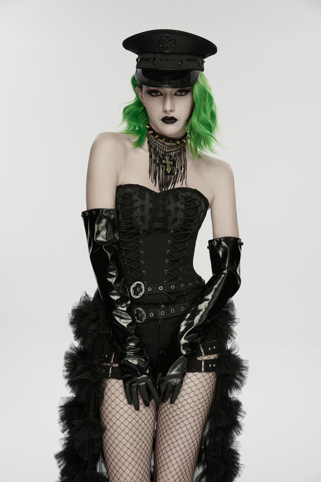 Punk Rave Malphas Dark Military Hat